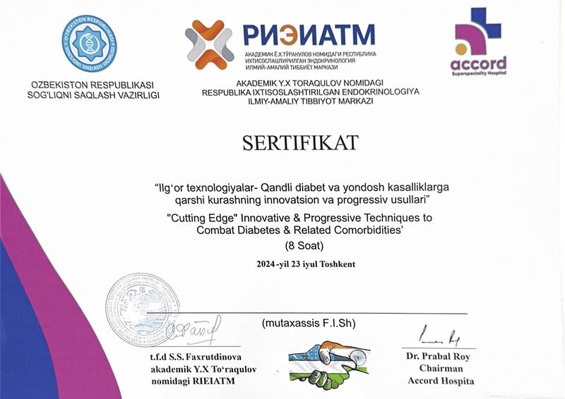 Certificate 6