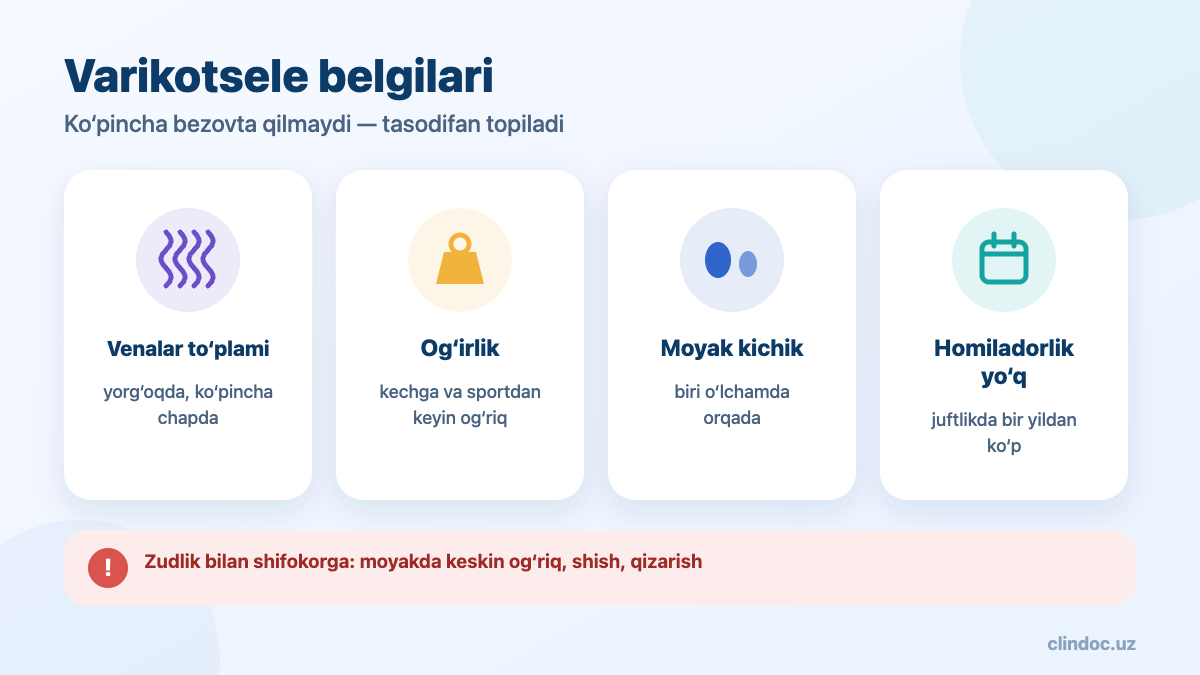 Varikotsele belgilari